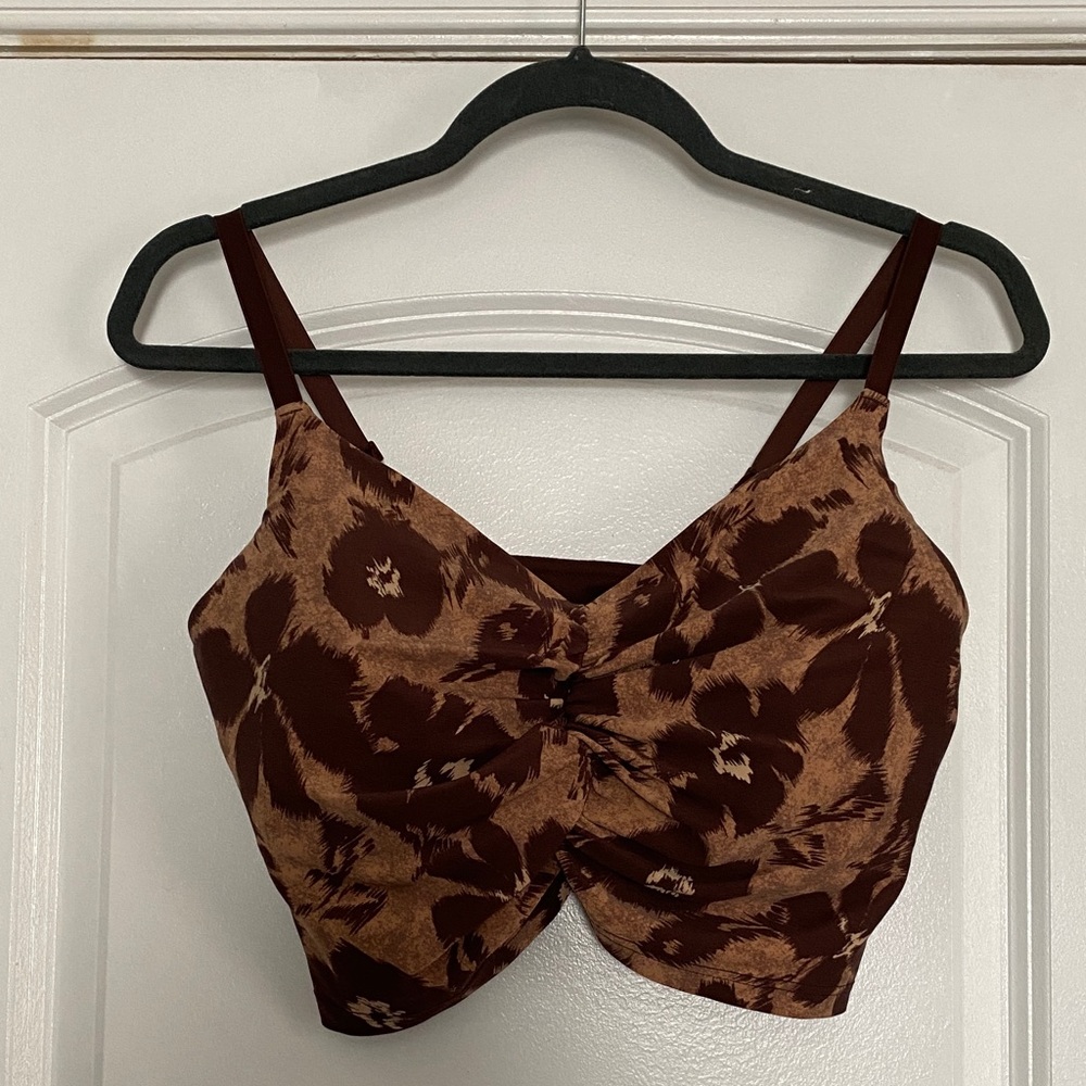 Offline By Aerie Brown Sports Bra